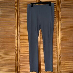 Susan Graver Pull‎ On Gray Leggings Size Small